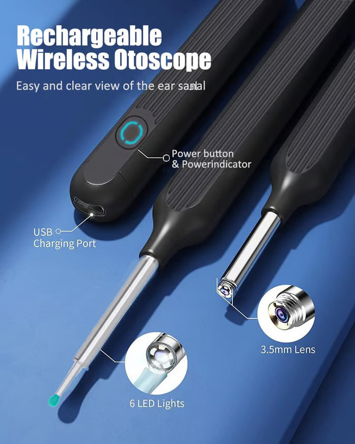 Easy Ear Cleaner 8 Pcs Ear Set with Camera