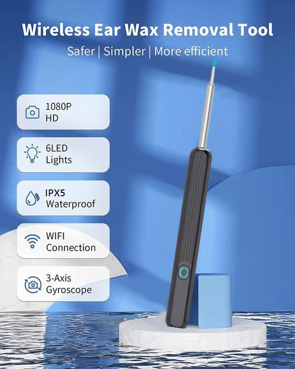 Easy Ear Cleaner 8 Pcs Ear Set with Camera