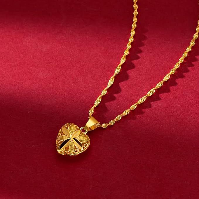 Gold Heart Necklace for Women| BUY 2 GET 1 FREE