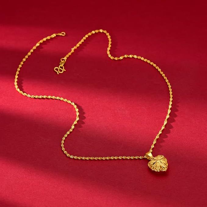 Gold Heart Necklace for Women| BUY 2 GET 1 FREE