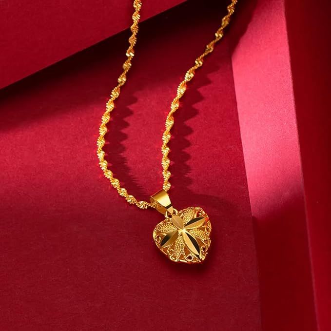 Gold Heart Necklace for Women| BUY 2 GET 1 FREE
