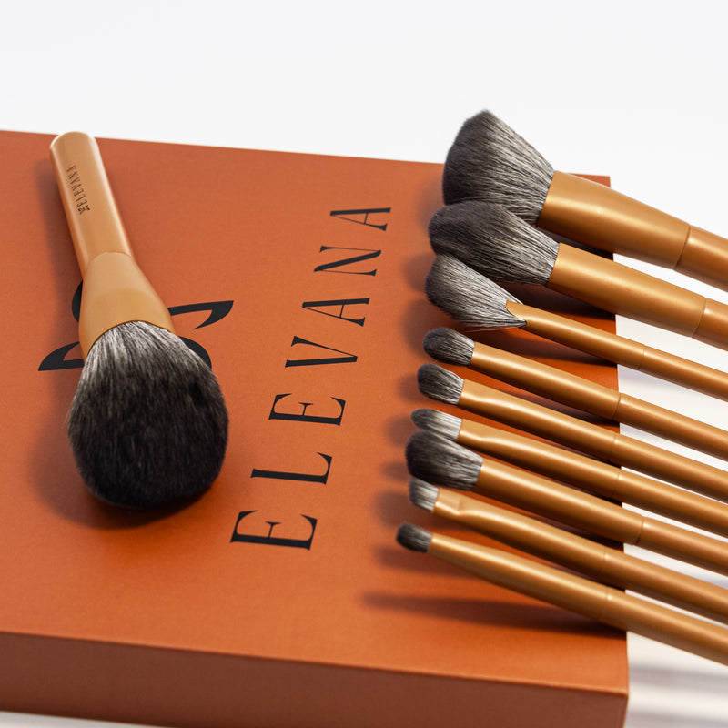 Elevana Luxe 10 Makeup Brush Set