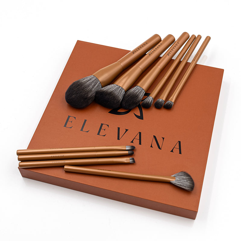 Elevana Luxe 10 Makeup Brush Set