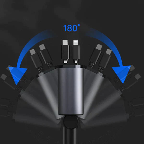 Retractable Charge™ 4-in-1 Car Hub